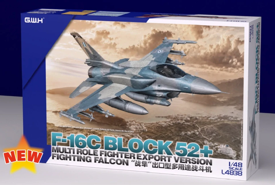G.W.H F-16C Block 52+ Fighting-Falcon Multirole Fighter Export Version 1/48 (Předobjednávka listopad/prosinec)