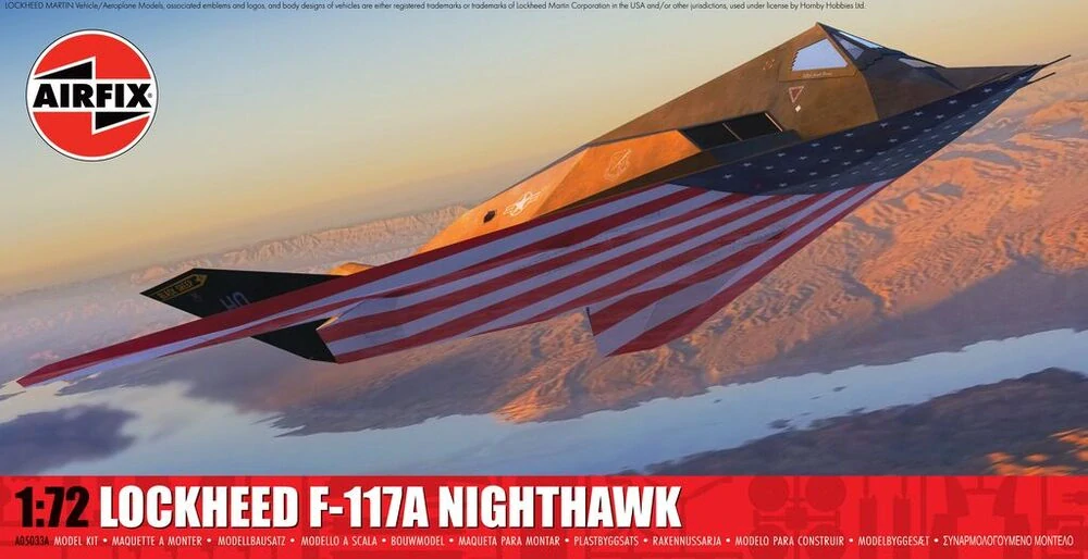 Airfix Lockheed F-117A Nighthawk 1/72 (Předobjednávka)