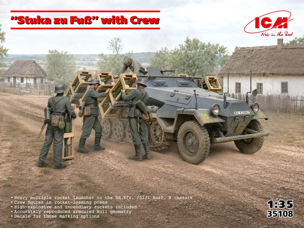 ICM Stuka zu Fuß with Crew 1/35 (Předobjednávka listopad/prosinec)