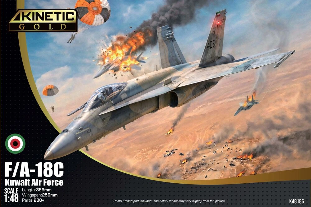 Kinetic Kuwait F/A-18C 1/48 (Předobjednávka leden/únor)