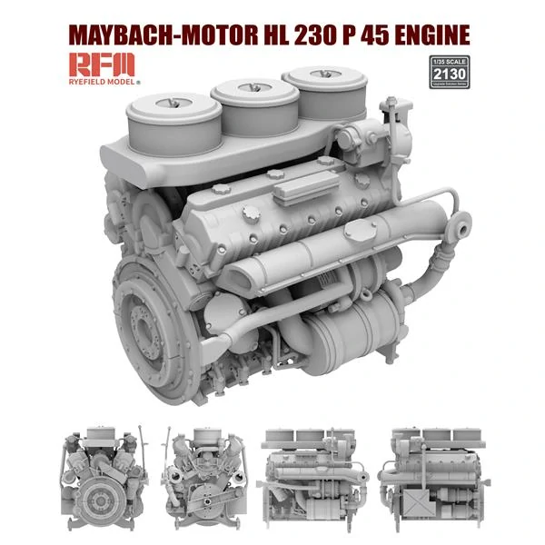 RFM Maybach-Motor HL 230 P 45 engine 1/35 (Předobjednávka prosinec/leden)