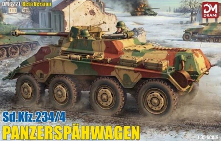 DRAMi Sd.Kfz. 234/4 Panzerspähwagen 1/35 (Předobjednávka listopad/prosinec)