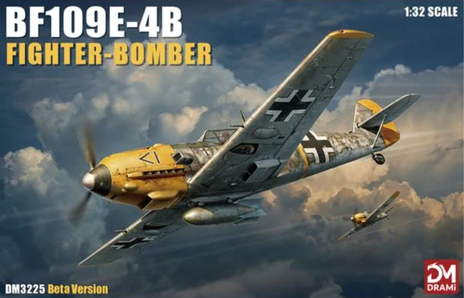 DRAMi Messerschmitt Bf 109 E-4B 1/32 (Předobjednávka listopad/prosinec)