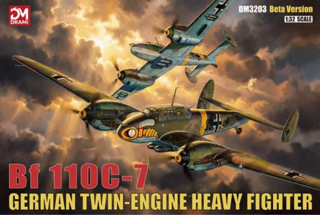 DRAMi Messerschmitt Bf 110 C-7 1/32 (Předobjednávka listopad/prosinec)