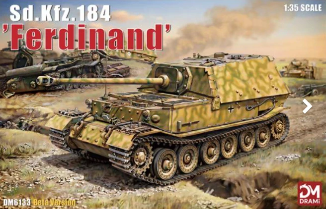 DRAMi Sd.Kfz. 184 Ferdinand 1/35 (Předobjednávka listopad/prosinec)