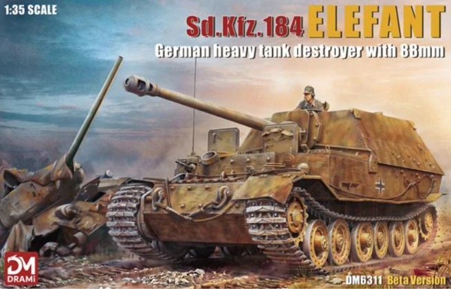 DRAMi Sd.Kfz. 184 Elefant (Premium) 1/35 (Předobjednávka listopad/prosinec)