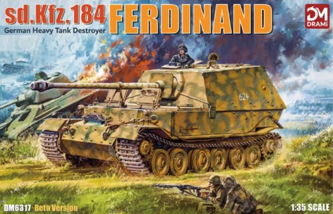 DRAMi Sd.Kfz. 184 Ferdinand (Premium) 1/35 (Předobjednávka listopad/prosinec)