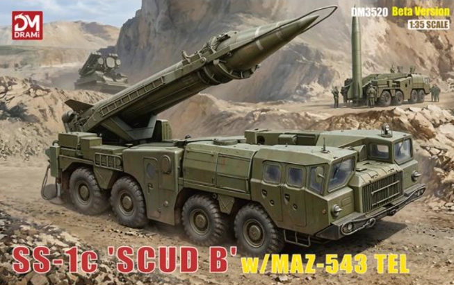 DRAMi SS-1c SCUD B w/MaZ-543 Tel (ČR) 1/35 (Předobjednávka listopad/prosinec)