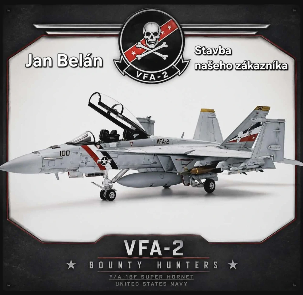 MENG Boeing F/A-18F Super Hornet VFA-2 “Bounty Hunters” 1/48