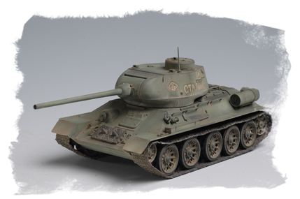 Hobby Boss T-34/85 (Model 1944 flattened turret) - Full Interior! 1/48