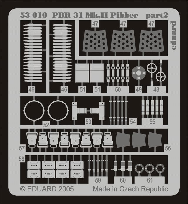 Eduard PBR 31 Mk. II Pibber (Tamiya) - detail set 1/35