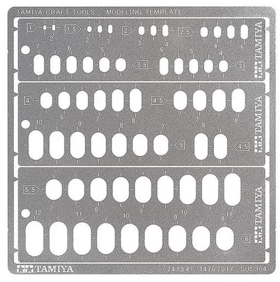 Tamiya Rycí šablona RR 1-6