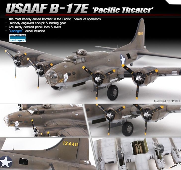 Academy B-17E "Pacific Theater" 1/72
