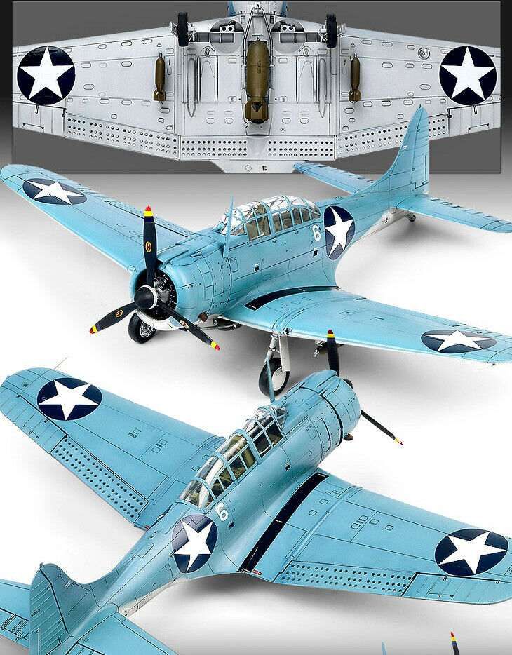 Academy USN SBD-2 "Midway" 1/48