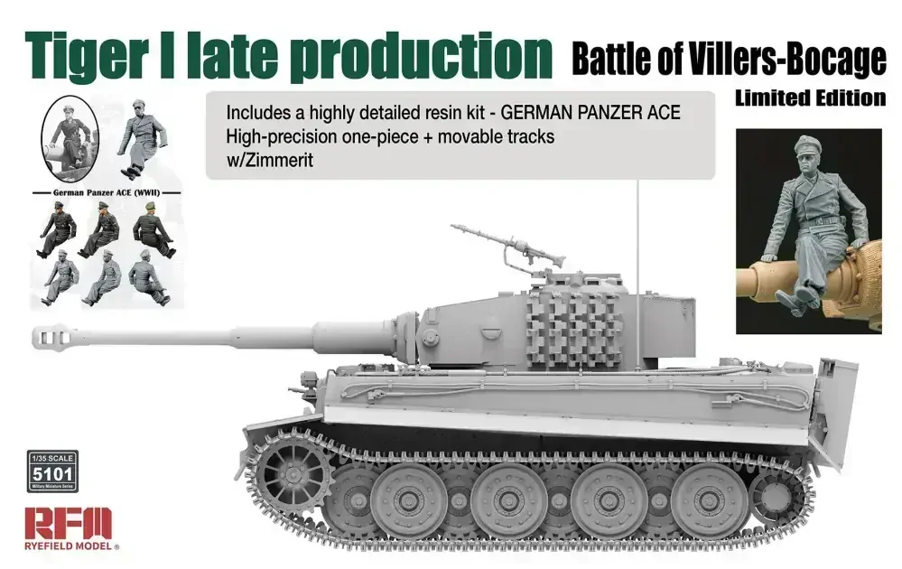 RFM Tiger I Late Productuion Battle of Villers-Bocage Limited Edition 1/35
