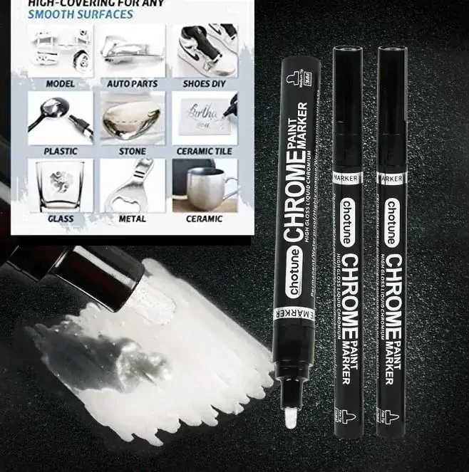 Chrome Paint Marker - 2mm / Popisovač chromový