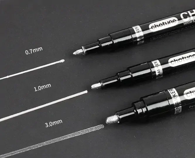 Chrome Paint Marker - 1mm / Popisovač chromový