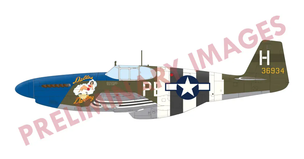 Eduard OVERLORD: D-DAY MUSTANGS / P-51B MUSTANG DUAL COMBO 2v1 Limited 1/48
