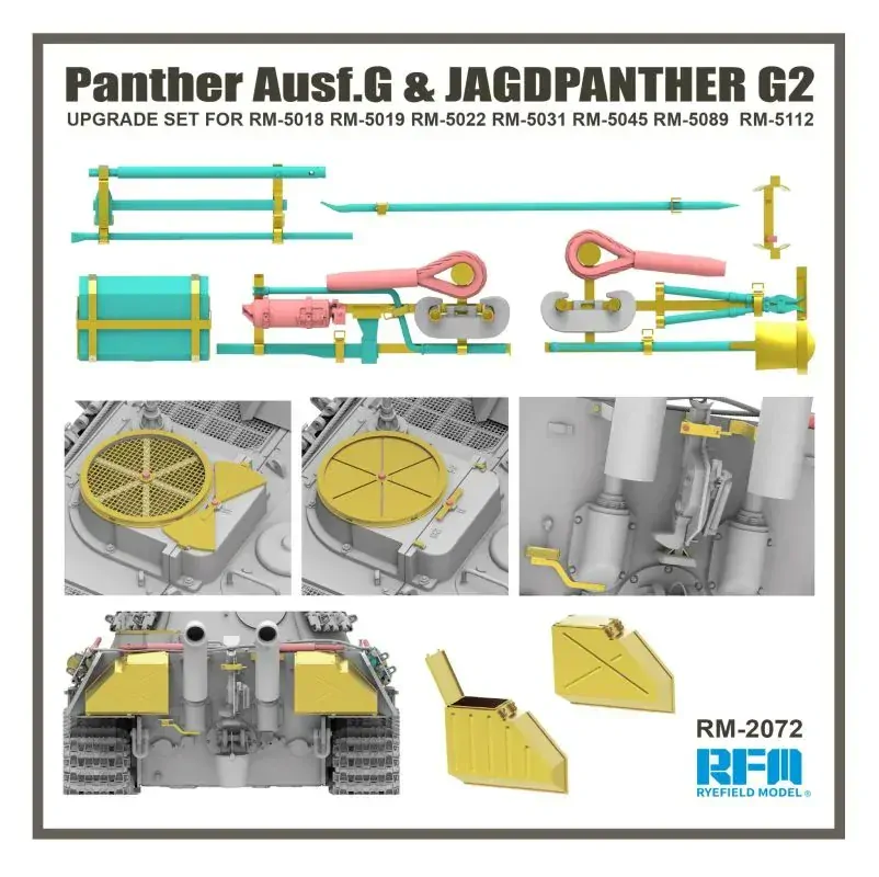RFM Panther Ausf.G & Jagdpanther G2 upgrade set 1/35