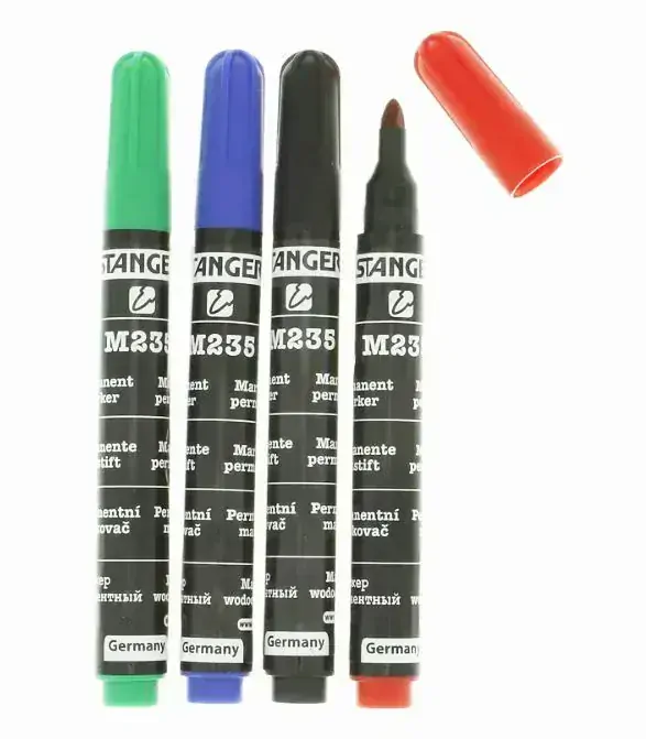 Stanger Permanent Marker Set - 4ks / Permanentní popisovače