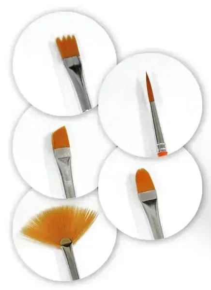 AK Survival weathering brushes set / Sada patinovacích štětců 5v1