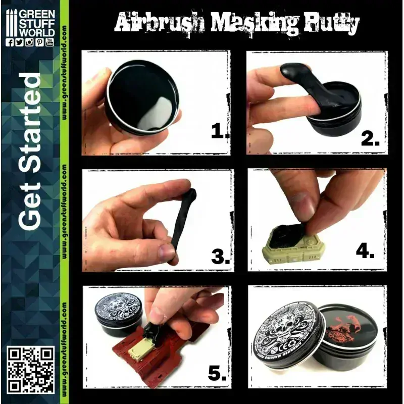 GSW Masking Putty - 60g / Kamuflážní elastická maskovací hmota