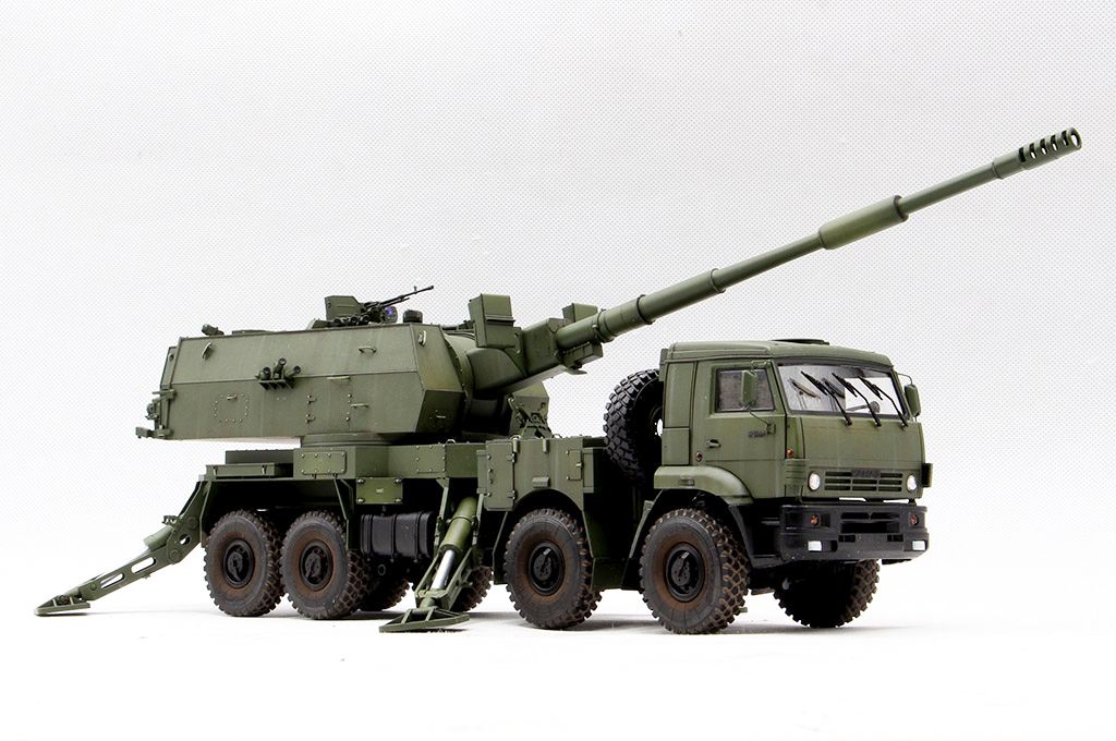 Trumpeter Russian 2S35-1 Koalitsiya-SV KSh 1/35