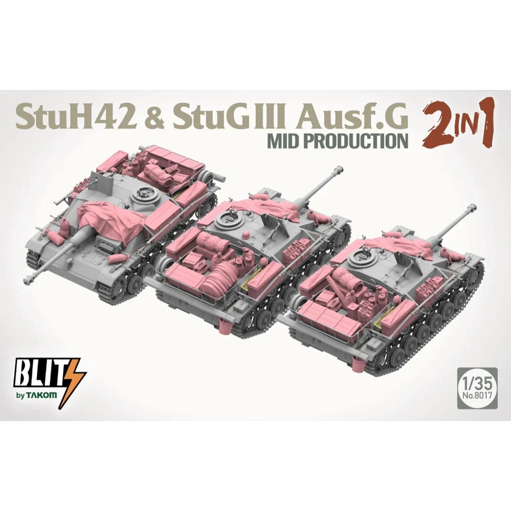 Takom StuH42&StuG III Ausf.G Mid Prodution 2 in 1 1/35