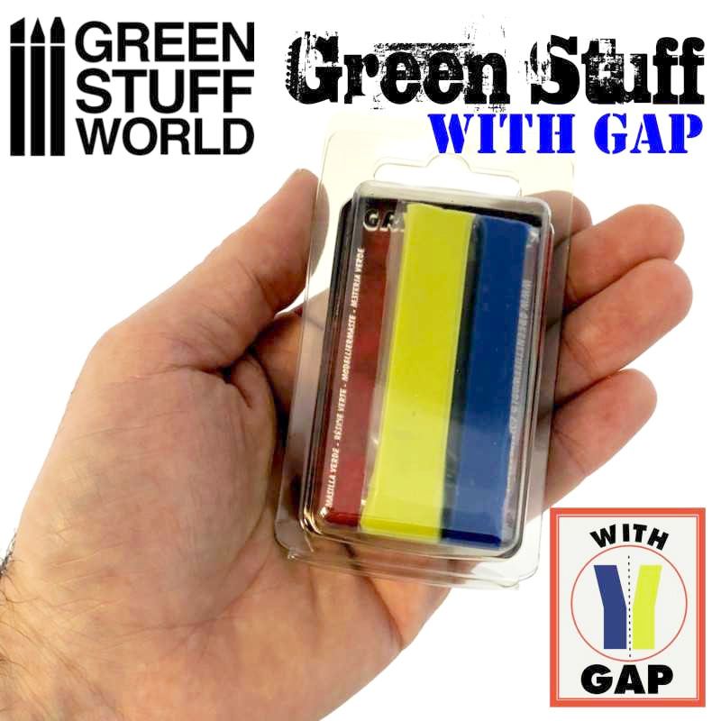 GSW Green Stuff Kneadatite 6 (15cm) / Dvousložkový epoxy tmel - Jemný