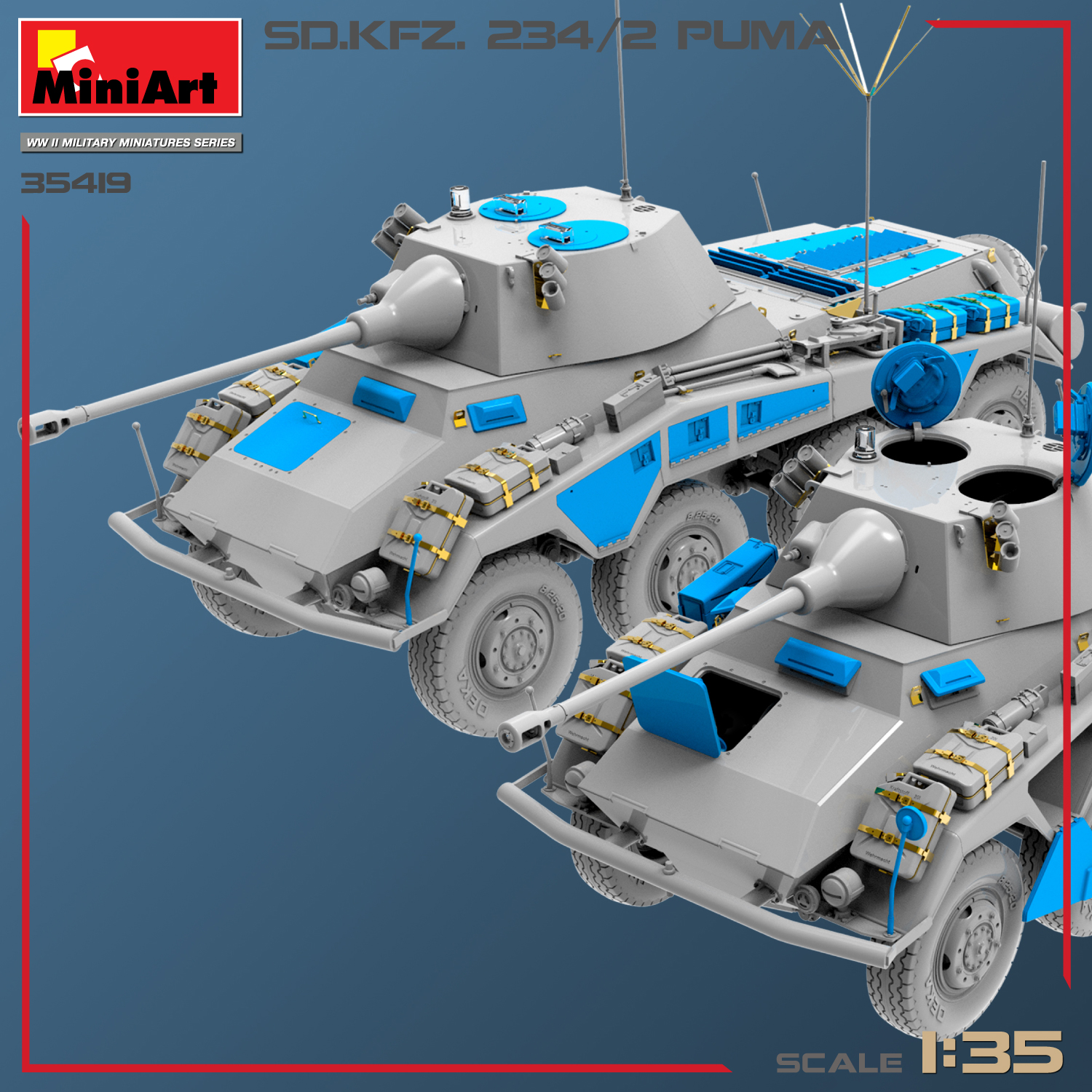 MiniArt Sd.Kfz.234/2 “Puma” 1/35