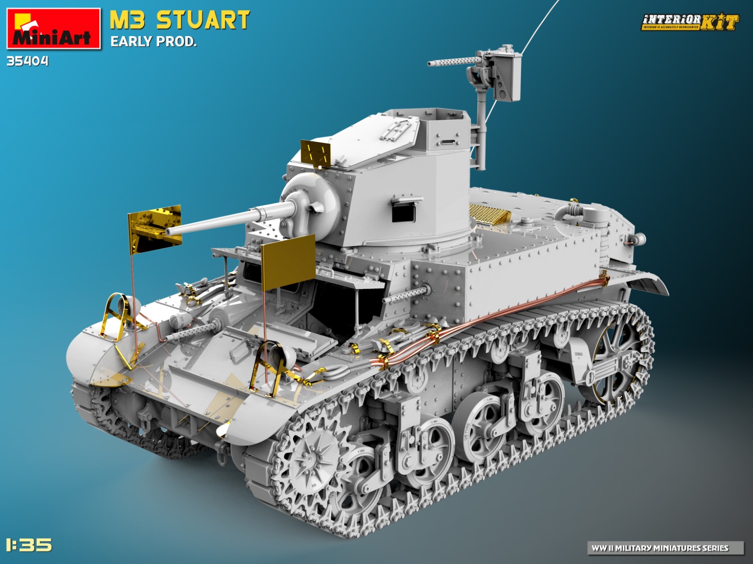 MiniArt M3 Stuart Early Prod. Interior Kit 1/35