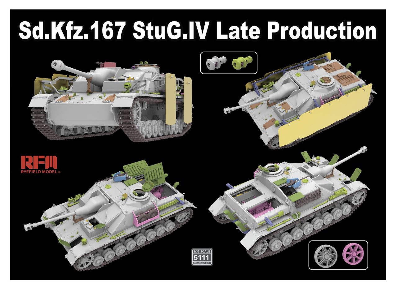 RFM Sd.Kfz.167 StuG.IV Late Production with Engine & workable tracks 1/35