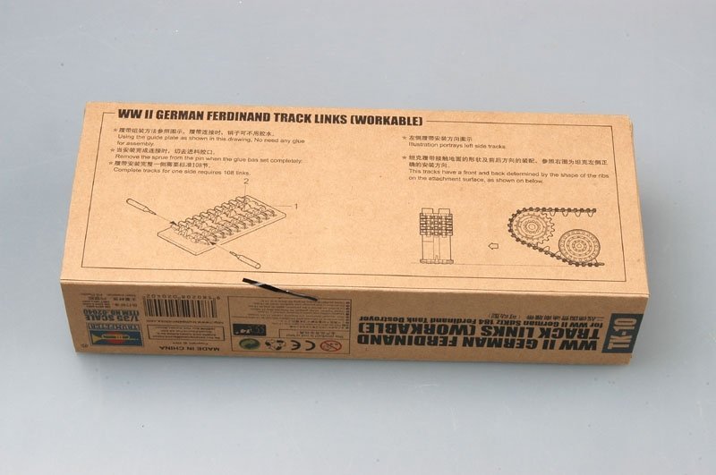 Trumpeter WWII German Ferdinand Track Links (workable) - pohyblivé pásy 1/35