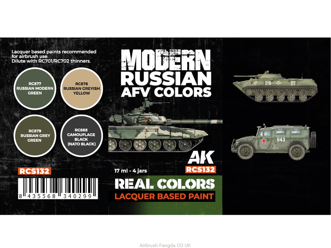 AK Modern Russian AFV Colors set (4x 17ml)