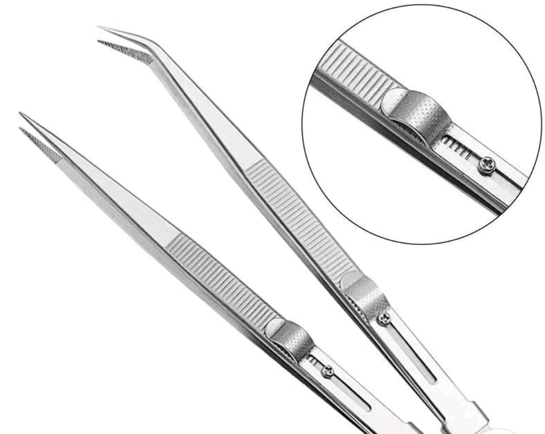 Craft Uzamykatelná nerezová pinzeta - špičatá
