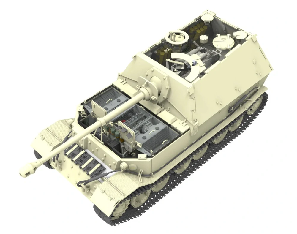 Amusing Hobby Schwerer Jagdpanzer Elefant Sd.Kfz.184 - Full Interior 1/35