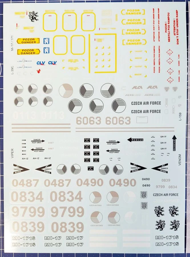 DP Casper Czech Air Force - decal set (ČR) 1/48