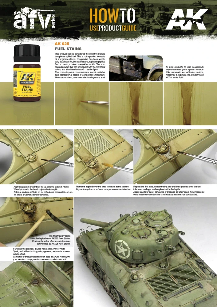 AK Fuel Stains Wash - 35ml / Stékance nafty