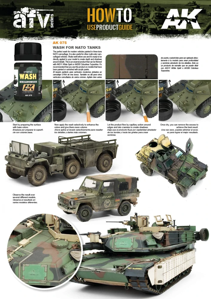 AK Wash For NATO Tanks - 35ml / Pro NATO vozidla