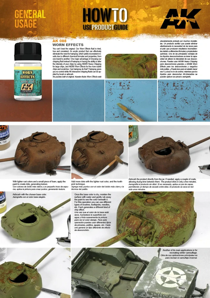AK Worn Effects Acrylic Fluid - 35ml / Chipping