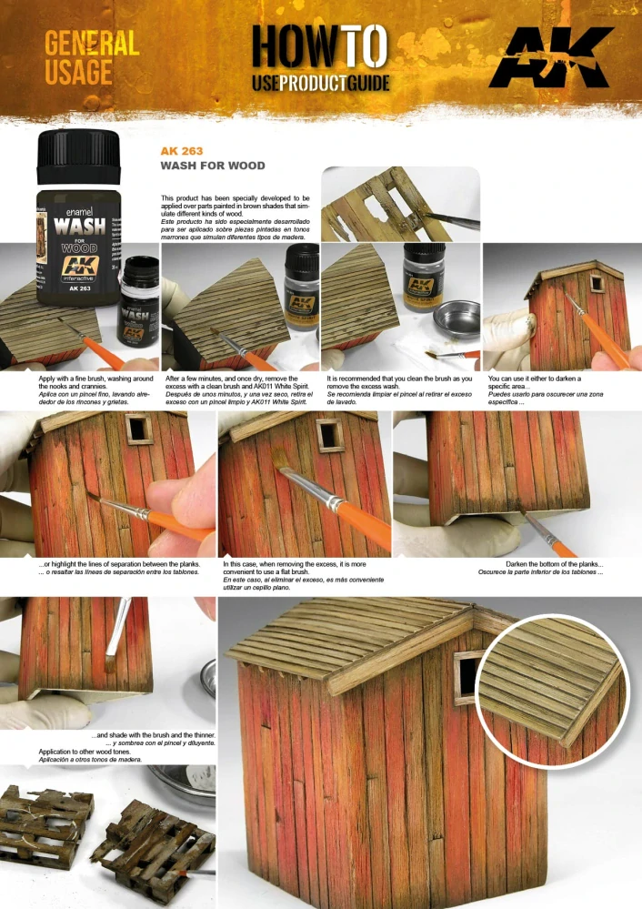 AK Wash For Wood - 35ml / Dřevo
