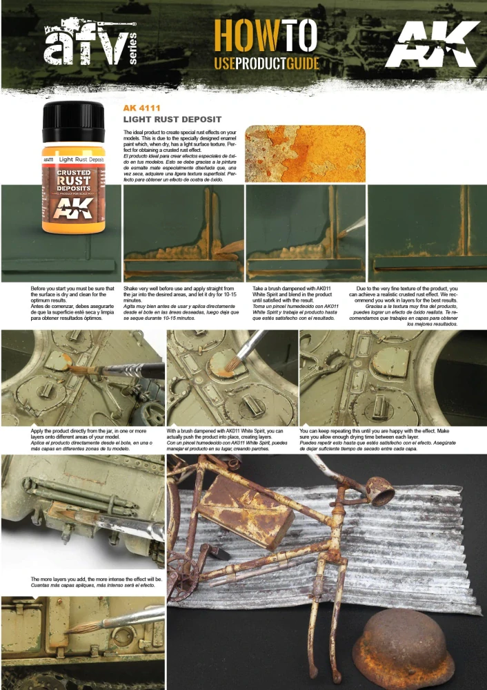 AK Light Rust Deposit - 35ml / Světlá rez