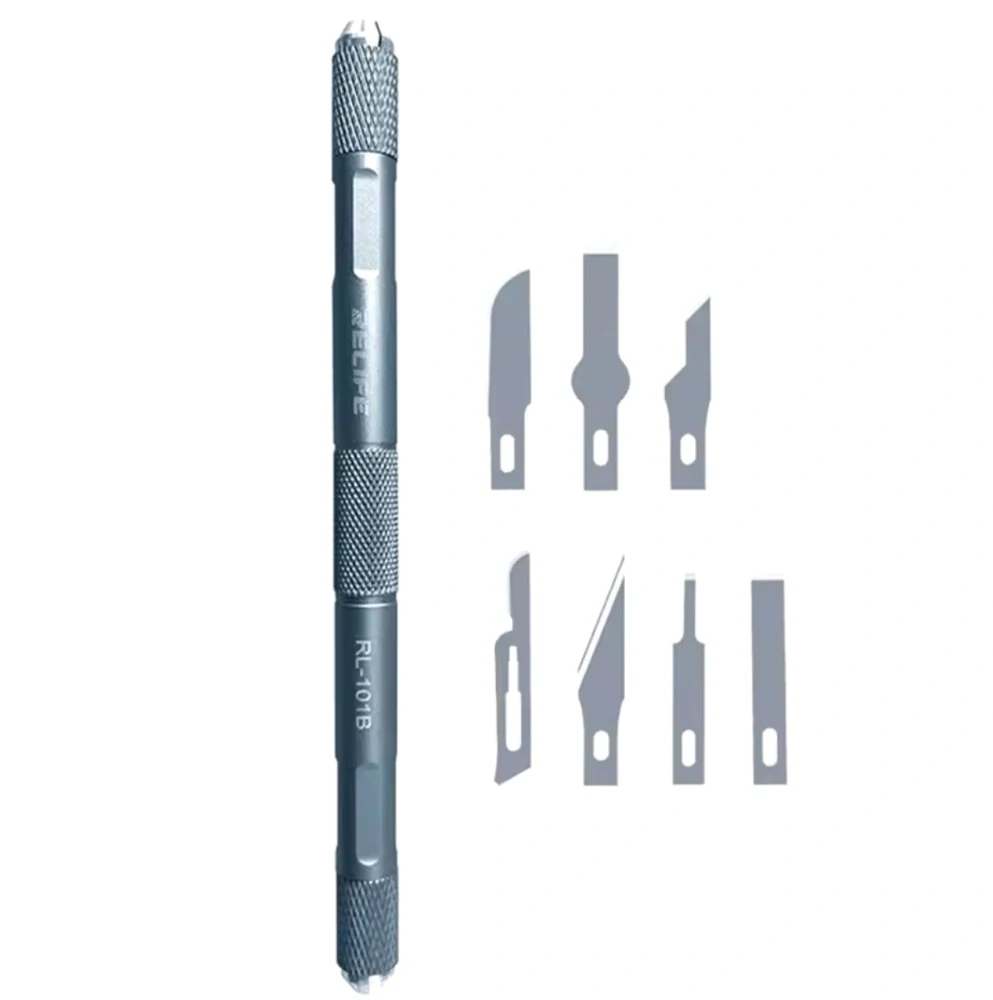 Oboustranný modelářský nůž kovový - Set 8 v 1