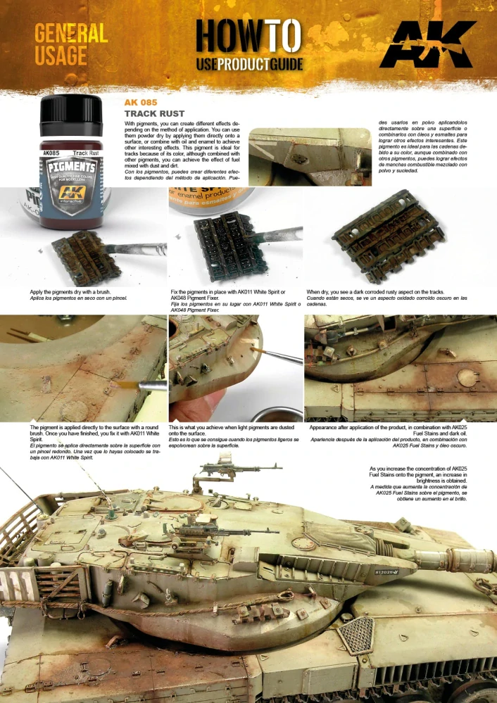 AK Track Rust Pigment - 35ml / Rezavé pásy