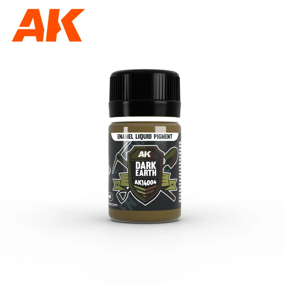 AK Mud Set - Enamel Liquid pigment - 3 x 35ml / Bahna