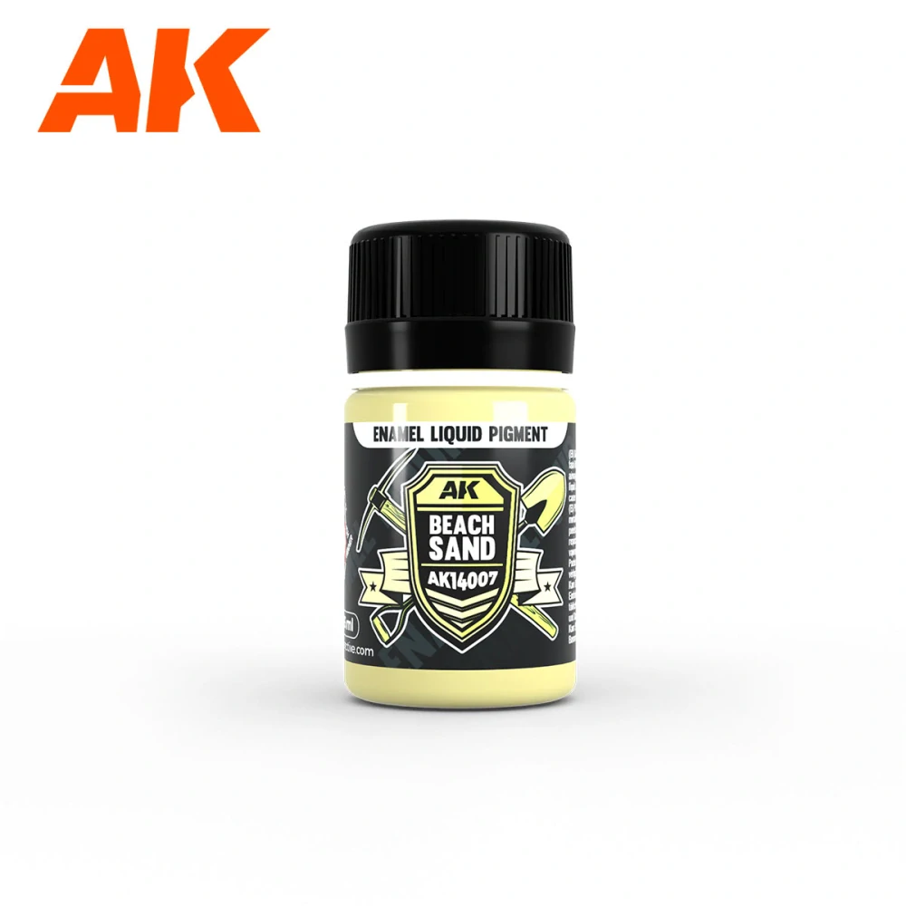 AK Sand & Dust Set - Enamel Liquid pigment - 3 x 35ml / Písek a prach