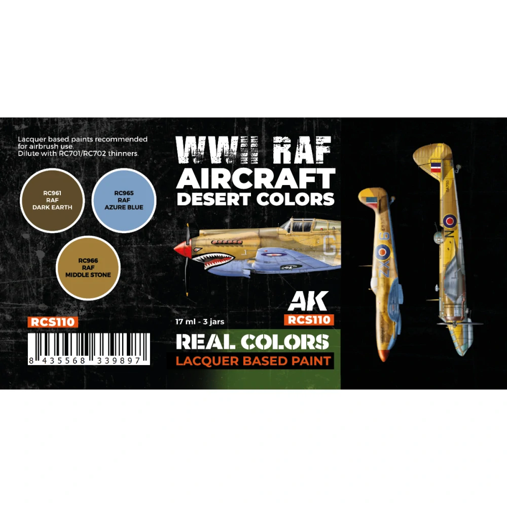 AK WWII RAF Aircraft Desert Colors set (3x 17ml)