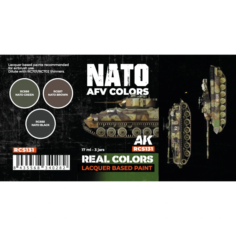 AK NATO AFV Colors set (3x 17ml)