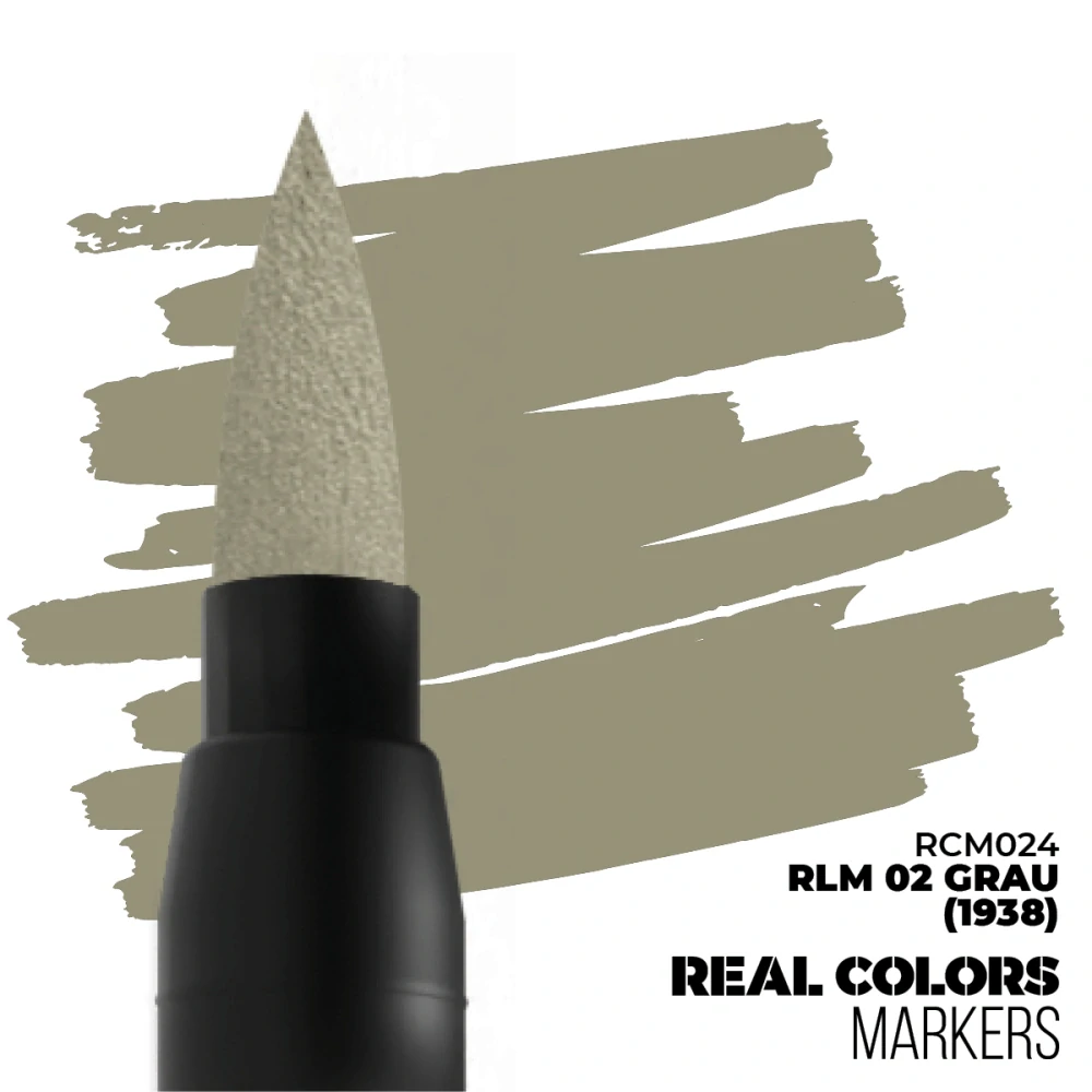 AK RLM 02 Grau (1938) – RC Marker / Šedá