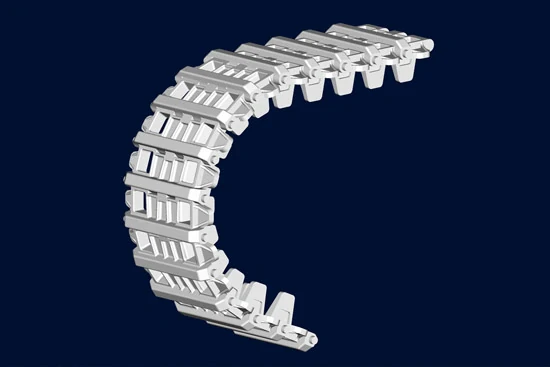 Trumpeter German STARR Track Links (Workable) for Hetzer - pohyblivé pásy 1/35